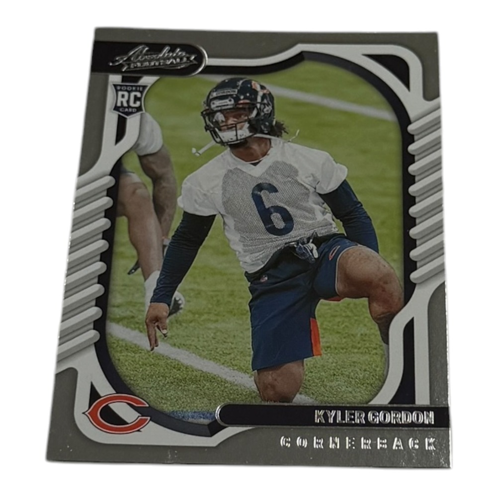 2022 Panini Absolute Football Kyler Gordon Rookie Card 181 Chicago Bears RC